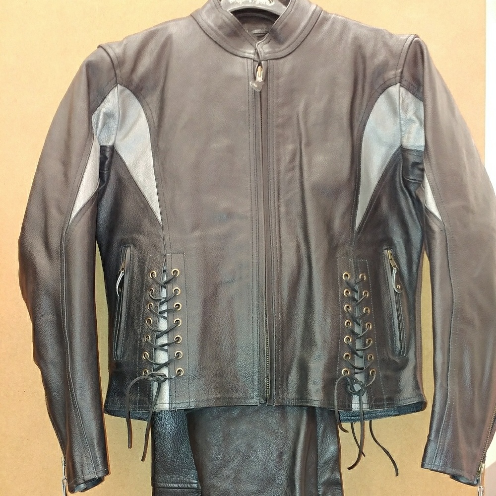 Leather Jacket & Chaps